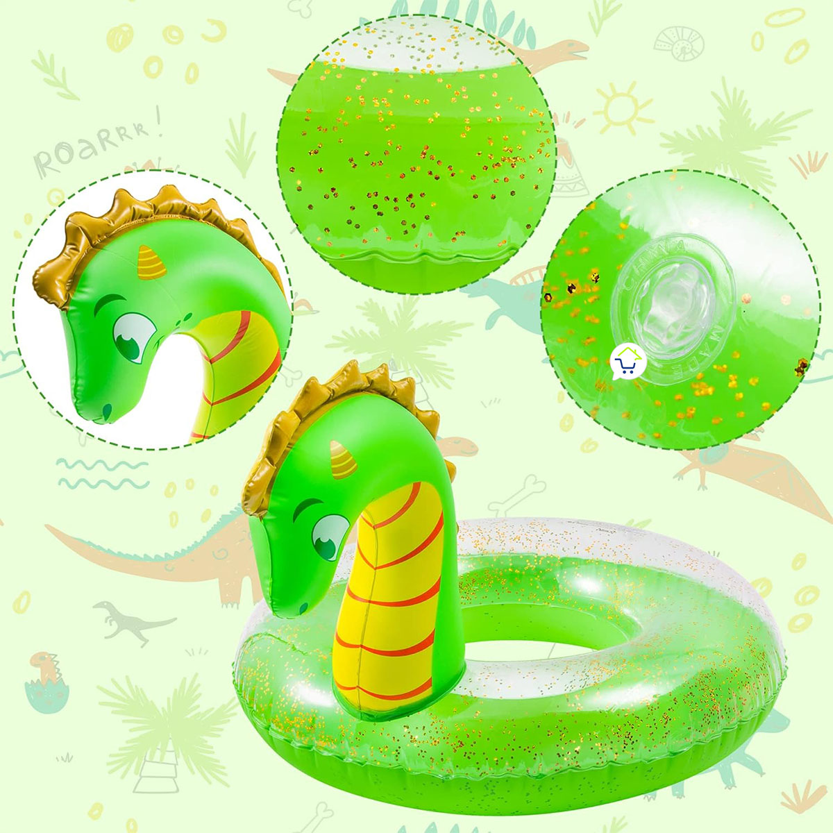 Miniatura 3 de Flotador Inflable De Dragon LGA-091
